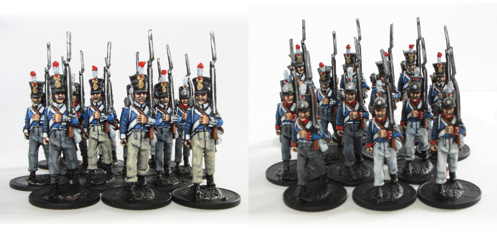 Dutch-Belgians, regulars and militia